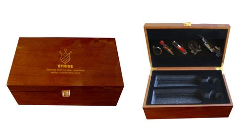 紅酒雙只禮盒現貨供應與定制服務——義烏市豪美箱包有限公司