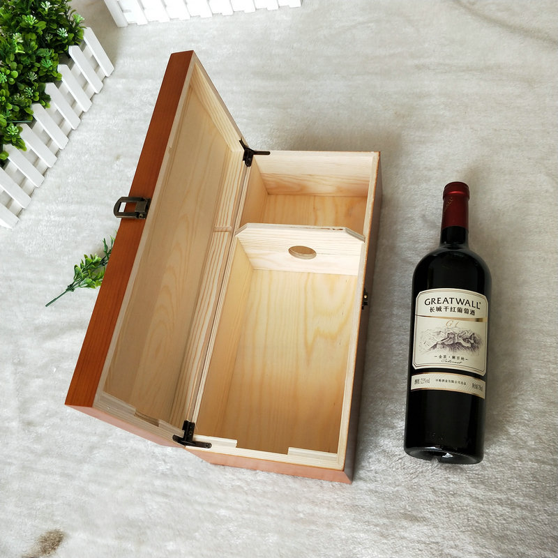 定制單支木質酒盒 洋酒禮品包裝盒的精湛工藝與實用價值