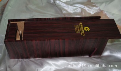 高端紅酒木盒 義烏市藍盾工藝品廠的雙支裝啞光漆紅酒木盒